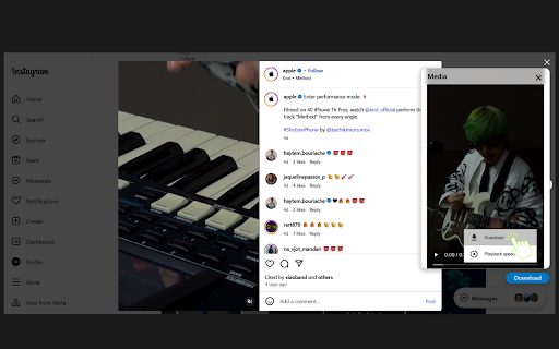 1 Click Downloader for Instagram screenshot 1