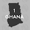 1 Ghana, 1 Nation, 1 People logo