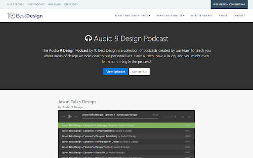 10 Best Design - Top Company Tracker screenshot 1