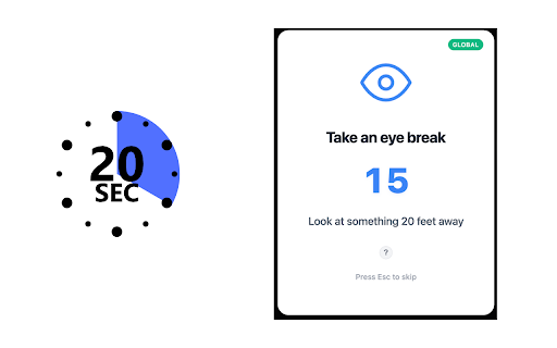 20-20-20 Eye Break Reminder screenshot 1