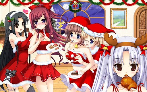 2014 Christmas Anime theme - 4/13 - 1366x768 screenshot 1