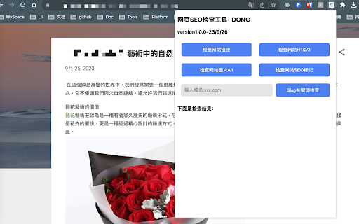 2winter WebSite SEO Check screenshot 1