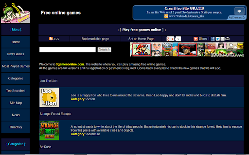 3 Games Online screenshot 1