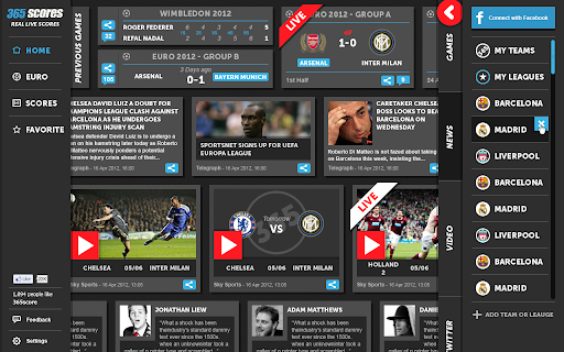 365Scores screenshot 1