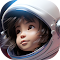3d rendering astronaut logo