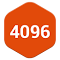 4096 Hexa logo