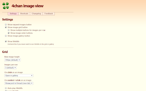 4chan gallery, slideshow, grid, expand images screenshot 1