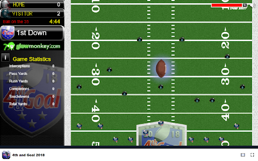 4th and Goal 2018 -Lead your team to victory! screenshot 1