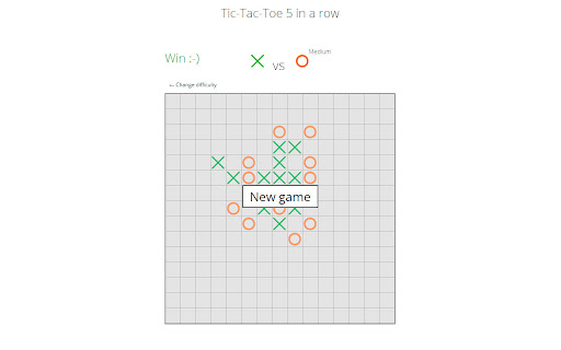 5 in a row online screenshot 1