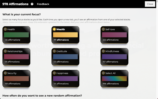 978 Affirmations screenshot 1