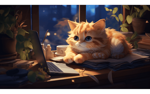 99-Cat-Cute-Wallpaper-PC screenshot 1