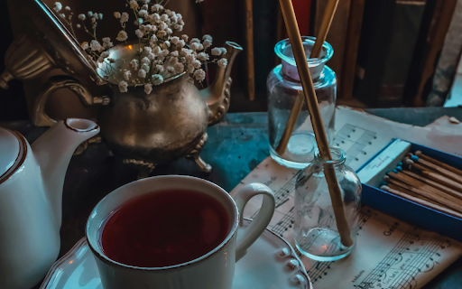 A Cup of Tea beside Lighted Candles screenshot 1