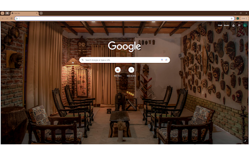 A Living Room with a Wall Full of Masks screenshot 1