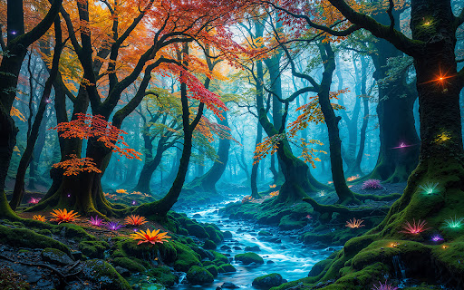 A magical land appears in the brilliant sunset screenshot 1