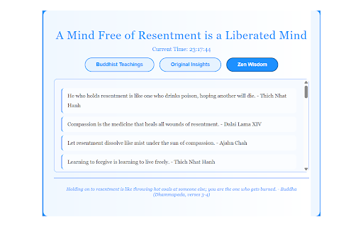 A Mind Free of Resentment screenshot 1