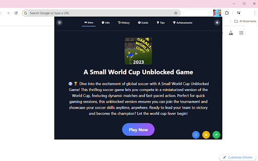 A Small World Cup Unblocked Game screenshot 1