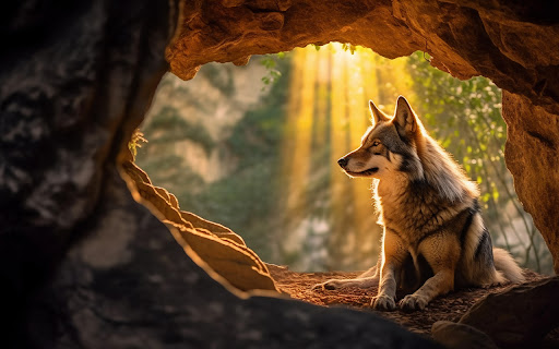 A wolf in its natural environment screenshot 1