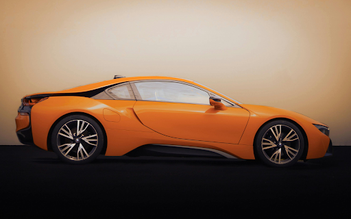 A yellow Car in Front of a Building screenshot 1