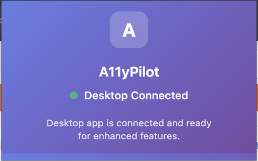 A11yPilot - AI-Powered Accessibility Testing & Reporting screenshot 1