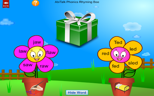 AbiTalk ABC Phonics Rhyming Bee screenshot 1