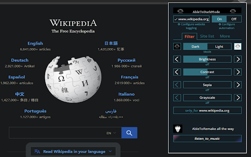 AbleToDarkMode screenshot 1