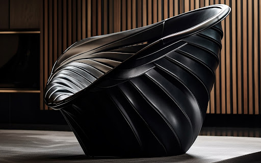 abstract modern metal shapes screenshot 1