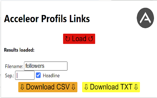 Acceleor Follower screenshot 1