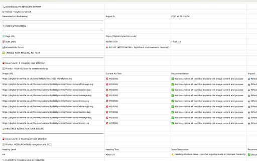 Accessibility Advocate by Hamad - Digital Dynamite screenshot 1