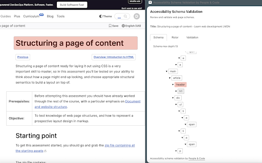 Accessibility Schema Validation by People and Code screenshot 1