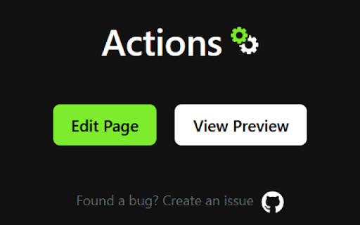 Actions screenshot 1