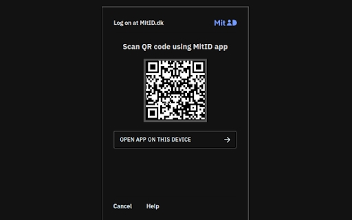 Add support for MITID in chrome dark mode screenshot 1