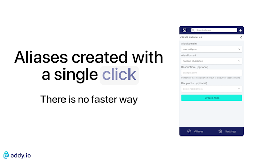 addy.io - Anonymous Email Forwarding screenshot 1