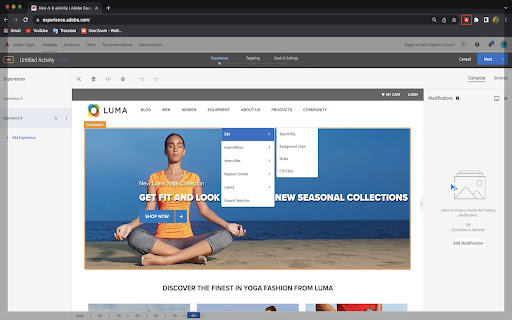 Adobe Experience Cloud Visual Editing Helper screenshot 1