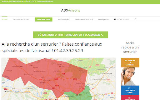 ADS Artisans Serrurier screenshot 1