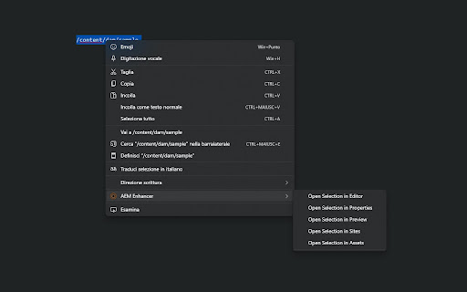 AEM Enhancer by RubensRainelli screenshot 1