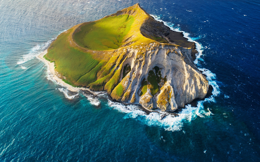 Aerial Molokini Crater screenshot 1