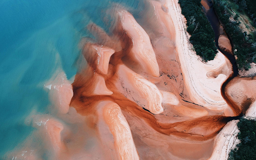 Aerial Photography Of Seashore screenshot 1