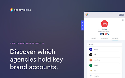 Agency Access Browser Plugin screenshot 1