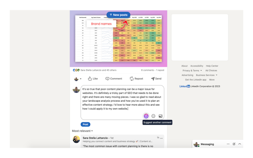 AI assistant for Linkedin screenshot 1