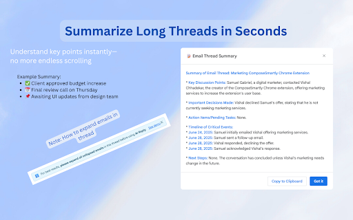 AI Email Assistant - Smart Replies & Email Generator screenshot 1