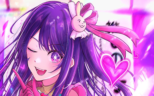 Ai Hoshino Browser Theme screenshot 1