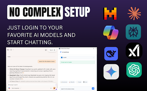 AI MultiChat Panel screenshot 1