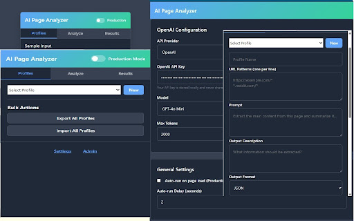 AI Page Analyzer screenshot 1