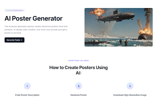 AI Poster Generator screenshot 1