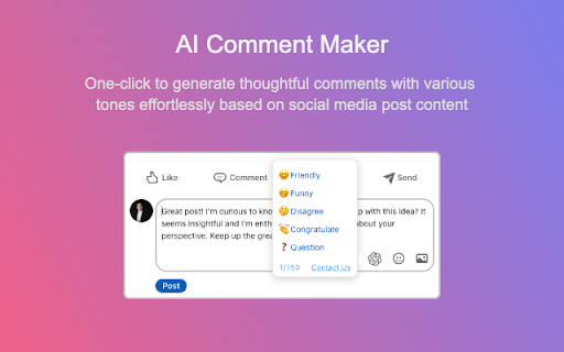 AI Social Media Post Generator - LinkedIn™ screenshot 1