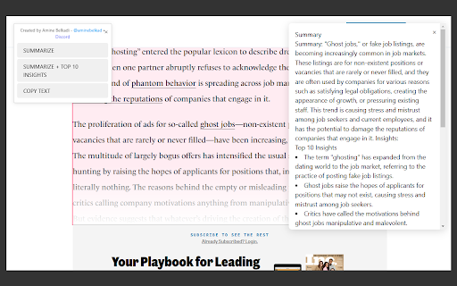 AI Summarizer & Text Highlighter screenshot 1