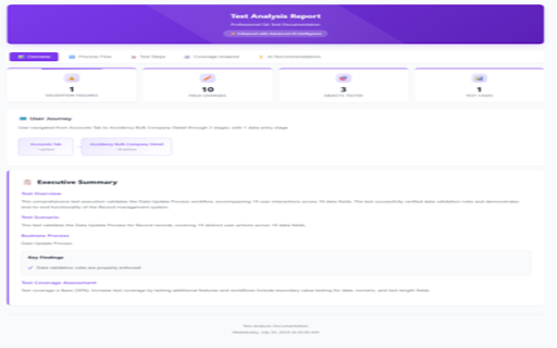 AI TestGenie - Salesforce screenshot 1