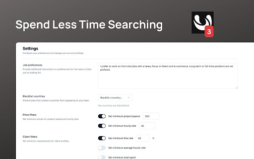 AI Upwork Bot - Your AI Assistant for Upwork screenshot 1