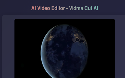 AI Video Editor - Vidma Cut AI screenshot 1