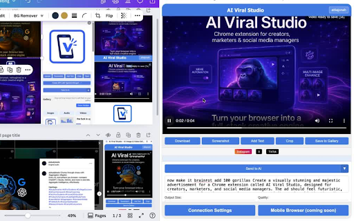 AI Viral Studio - AI Image & Video Editor & Social Media Helper screenshot 1